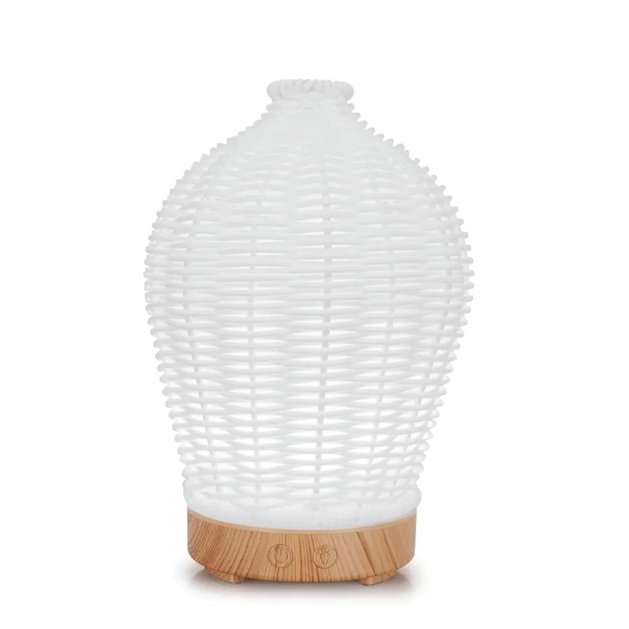 100ml Ultrasonic Rattan Aroma Diffuser, Remote-Controlled Humidifier