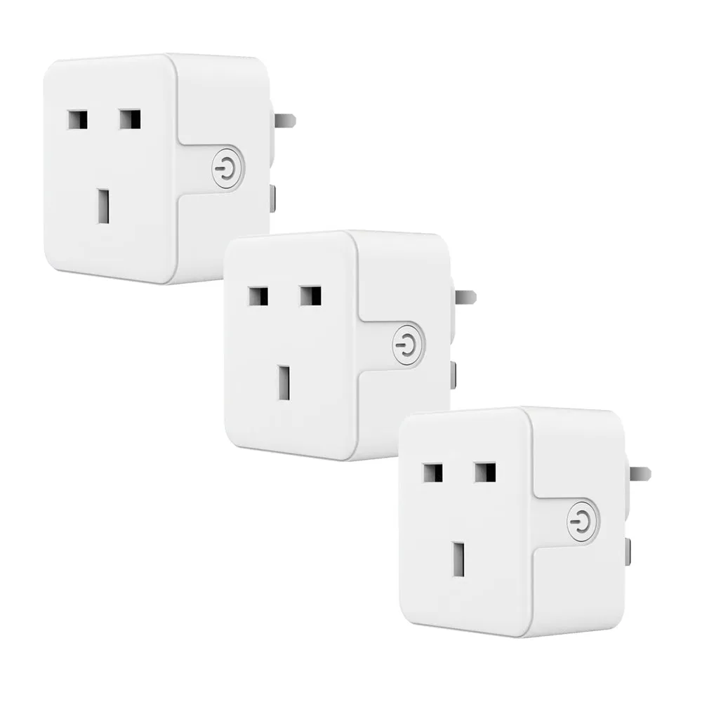 13A Smart WiFi Plug, Compatible with Alexa & Google Home, Timer Plug, No Hub Required