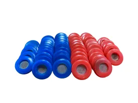 25 Red & 25 Blue Poly Seal With Filter Gladhand 50 PACK | 10017RBF