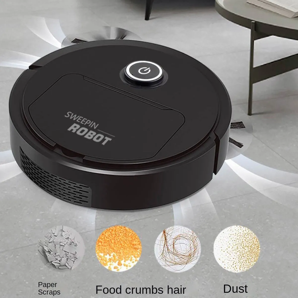 3 In 1 Smart Sweeping Robot | Wireless Vacuum Cleaner & Mop for Home Use