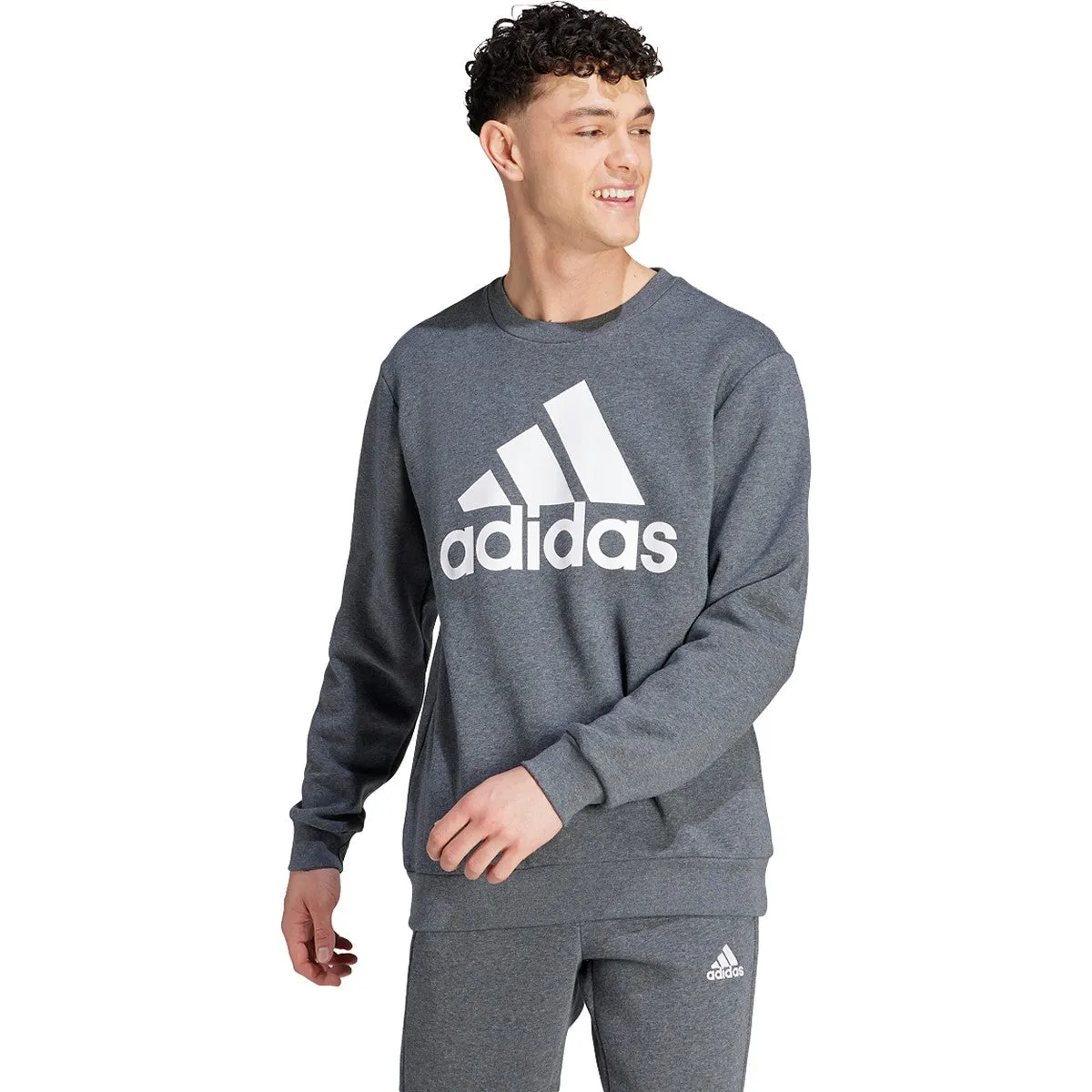 adidas Men's Essentials Fleece Big Logo Sweatshirt