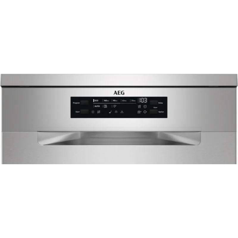 AEG FFB53617ZM Freestanding 60 CM Dishwasher - Stainless Steel