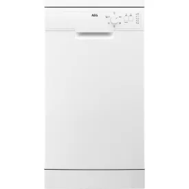 AEG FFX52507ZW Slimline Freestanding Dishwasher,White,E Rated