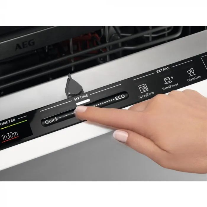 AEG FSS82827P Fully Integrated 60 cm Dishwasher 12 place - Black