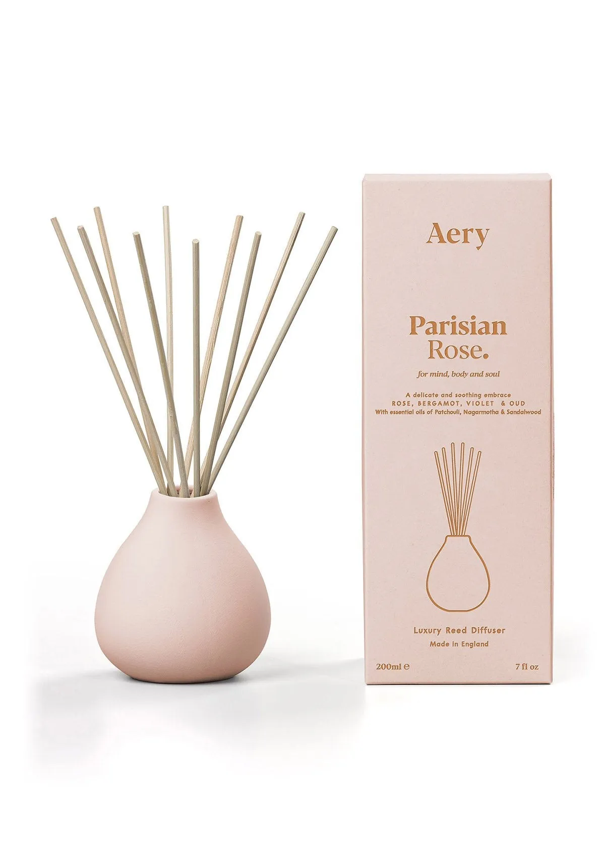 Aery Living Fernweh 200ml Reed Diffuser Parisian Rose