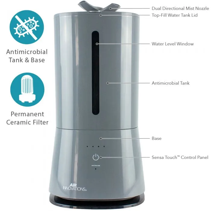 Air Innovations MH-526 Ultrasonic Cool Mist Humidifier With Aromatherapy