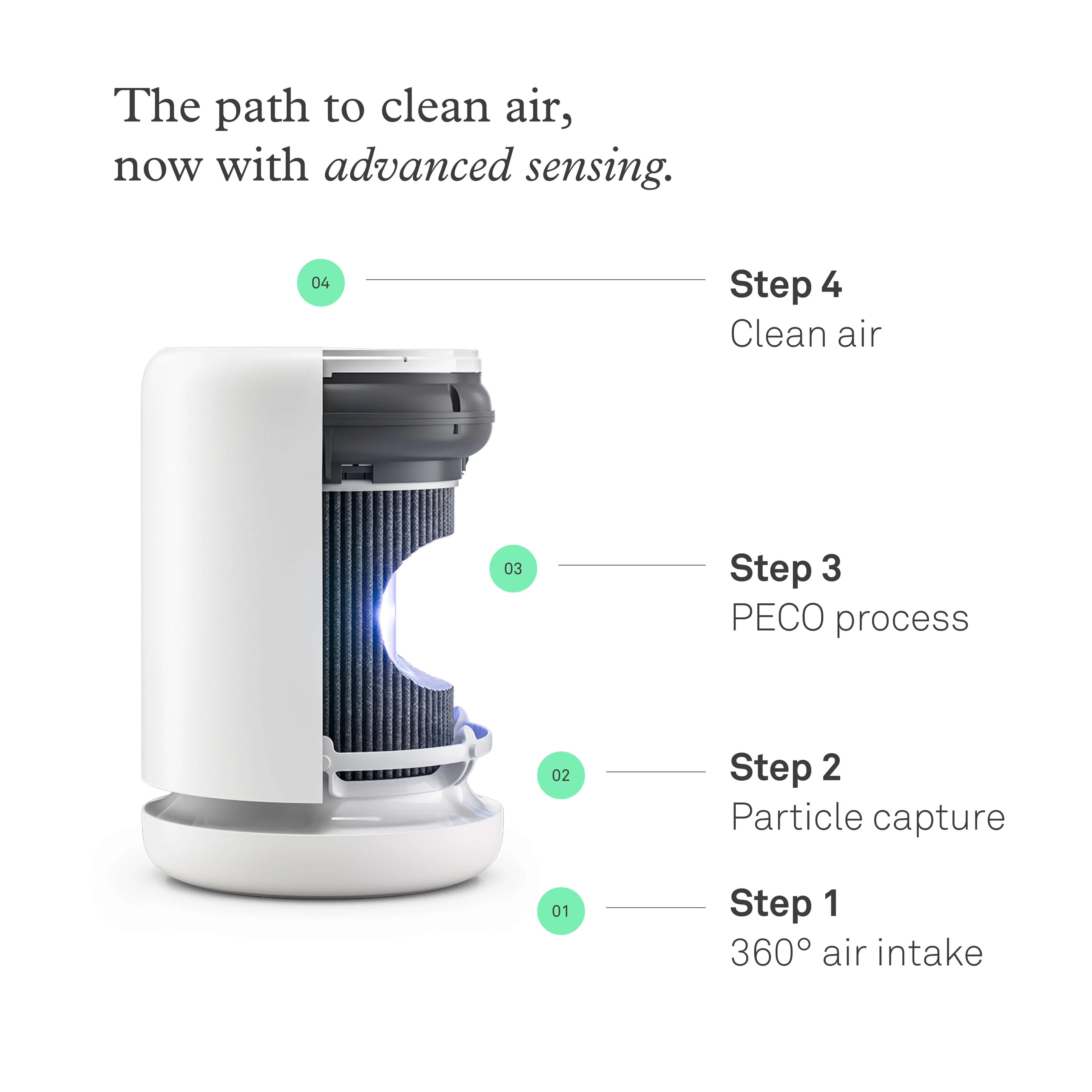 Air Mini / Mini  PECO-HEPA Tri-Power Filter