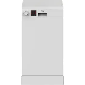 Beko DVS05C20W Freestanding Slimline Dishwasher 10 Place Settings - White