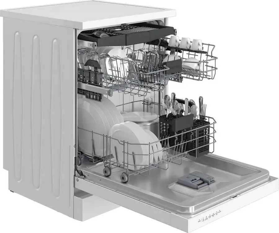 Blomberg LDF52320W Freestanding Full Size Dishwasher With 15 Place Settings Capacity, White