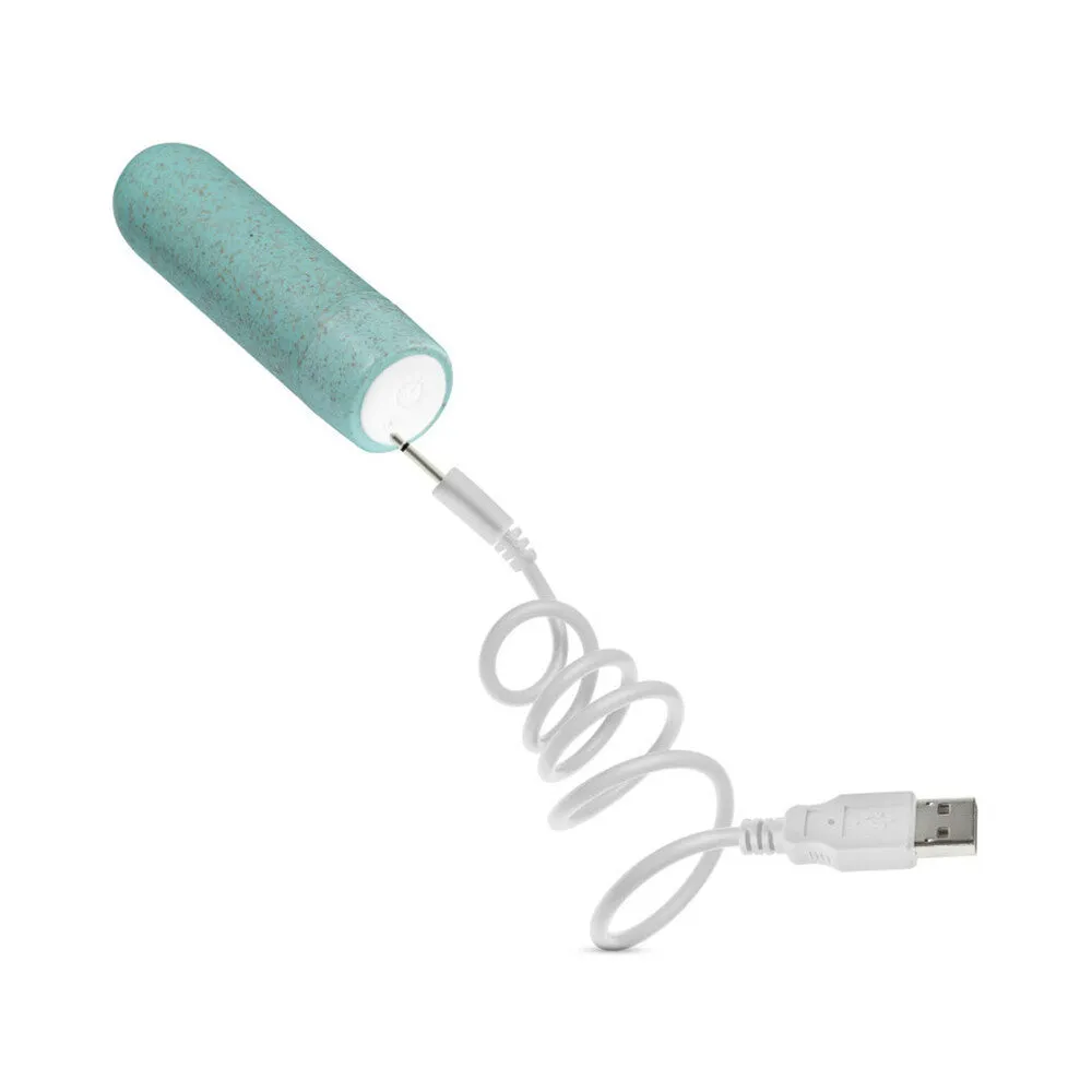 Blush Gaia Eco Rechargeable Bullet Vibrator Aqua