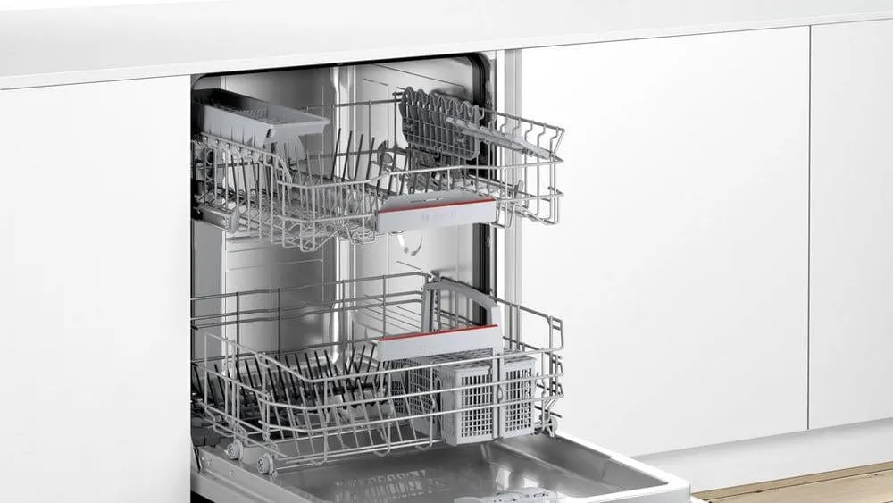 Bosch Serie 4 SGV4HAX40G Fully Integrated Standard Dishwasher - Stainless Steel Control Panel