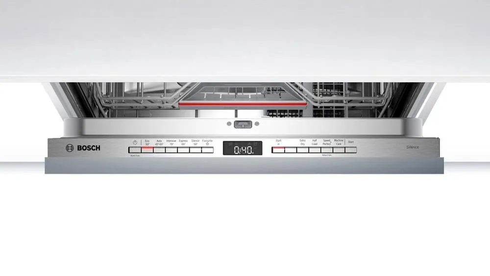 Bosch Serie 4 SGV4HAX40G Fully Integrated Standard Dishwasher - Stainless Steel Control Panel