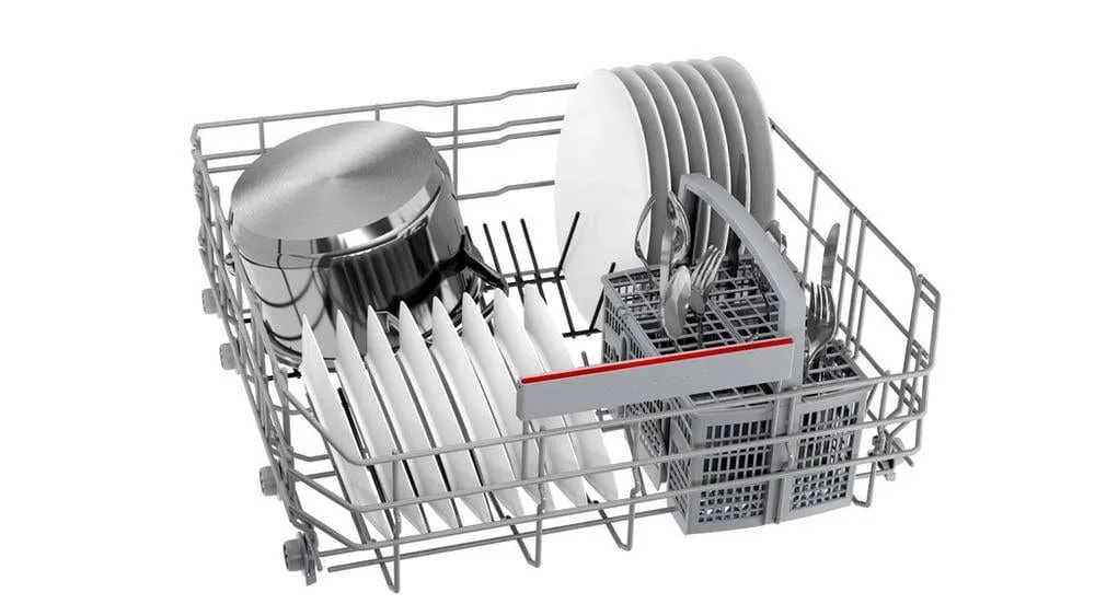 Bosch Serie 4 SGV4HAX40G Fully Integrated Standard Dishwasher - Stainless Steel Control Panel