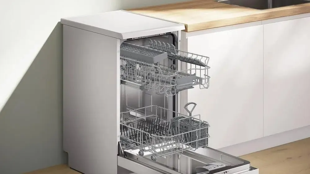 Bosch SPS2IKW01G 45cm 9 Place Slimiline Dishwasher, White