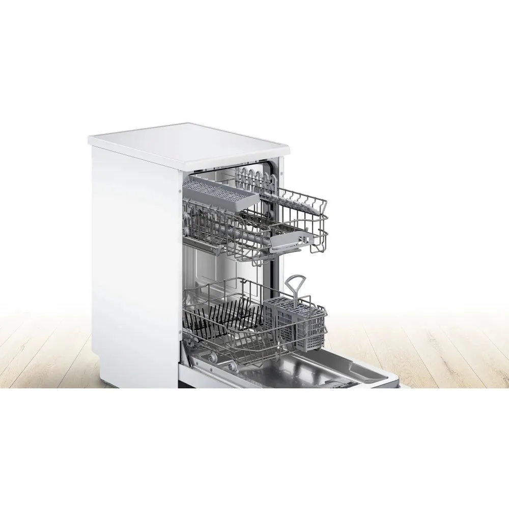 Bosch SPS2IKW01G 45cm 9 Place Slimiline Dishwasher, White