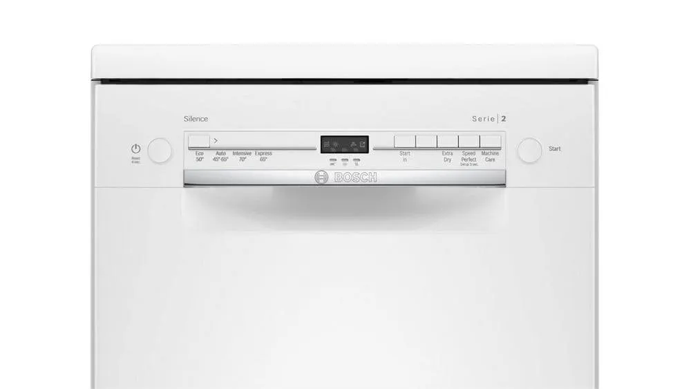 Bosch SRS2IKW04G Slimline Dishwasher White 9 Place Settings