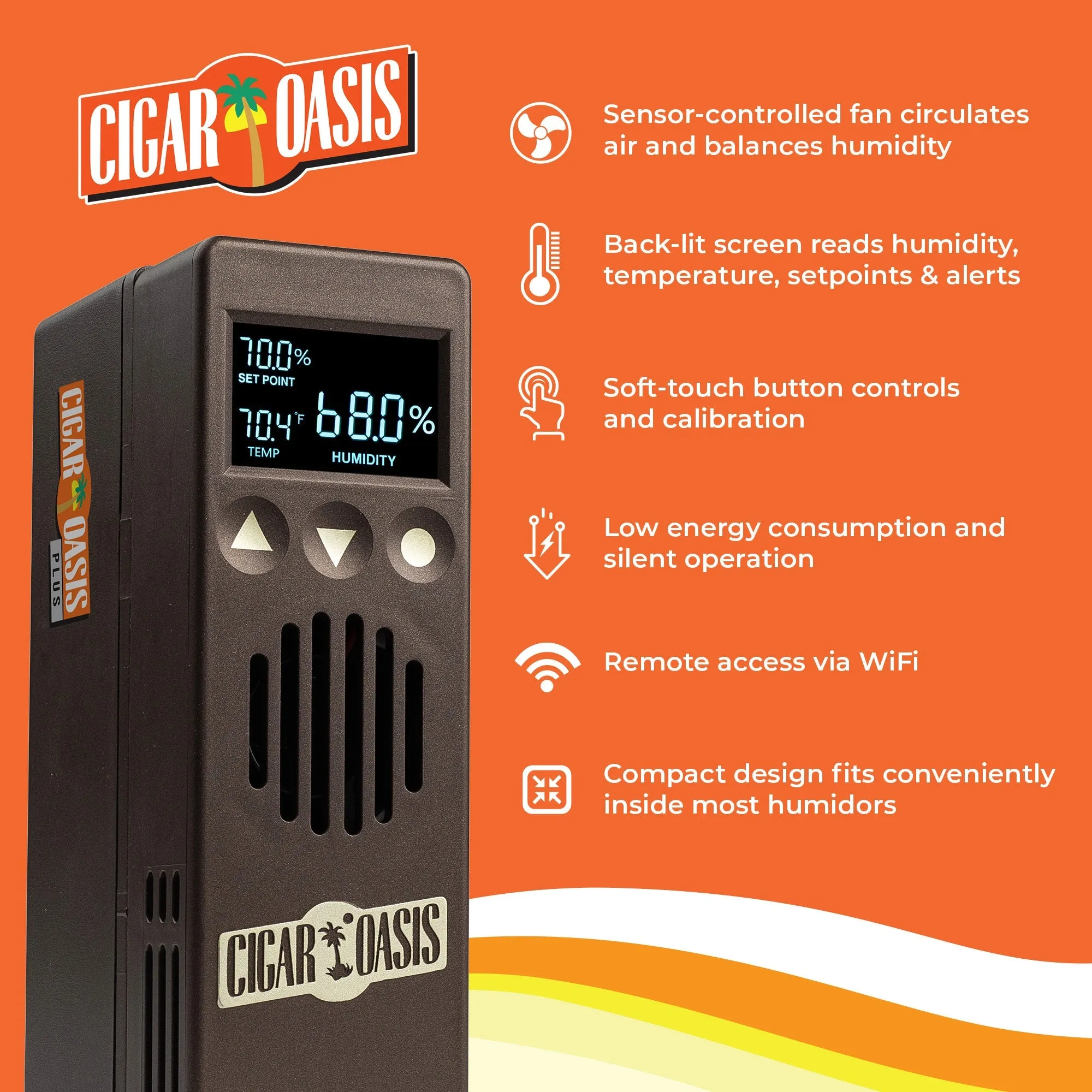 Cigar Oasis Plus 3.0 Electronic Humidifier