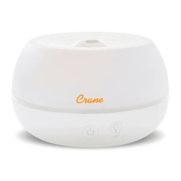 Crane 2-in-1 Ultrasonic Cool Mist Personal Humidifier & Aroma Diffuser, 0.2 Gallon - White