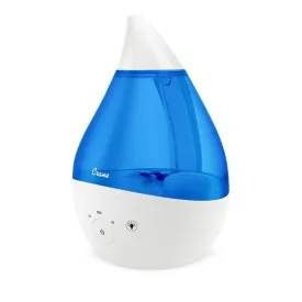 Crane 3-in-1 Ultrasonic Cool Mist Top Fill Blue & White Drop Humidifier