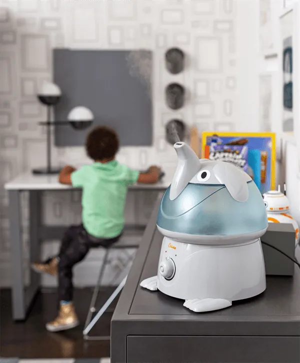 Crane Adorable Filter-Free Ultrasonic Cool Mist Humidifier, 1 Gallon - Elephant