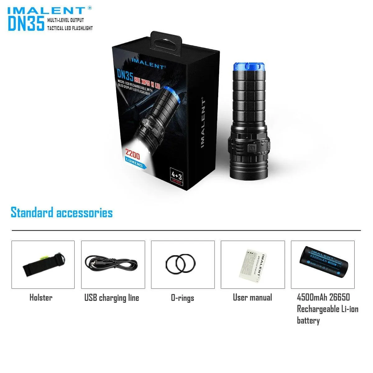 DN35 LED Flashlight