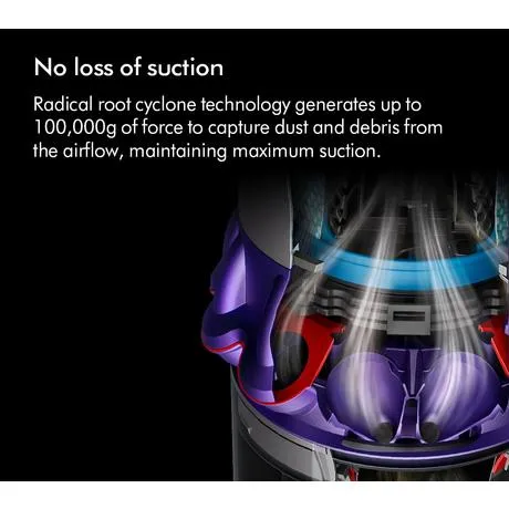 Dyson GEN5DETECT 2023 Cordless Vacuum Cleaner Up To 70 Minutes Run Time Purple Open Box Clearance