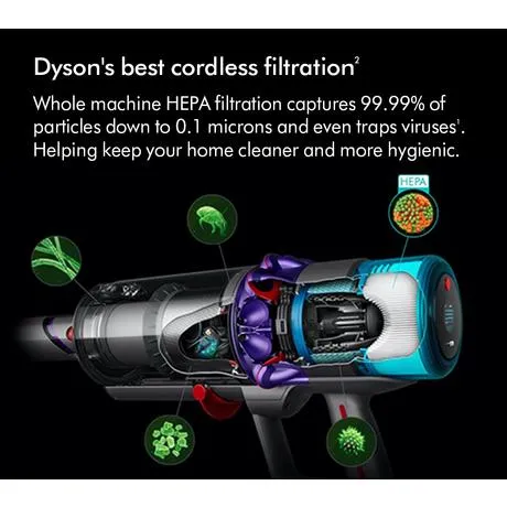 Dyson GEN5DETECT 2023 Cordless Vacuum Cleaner Up To 70 Minutes Run Time Purple Open Box Clearance