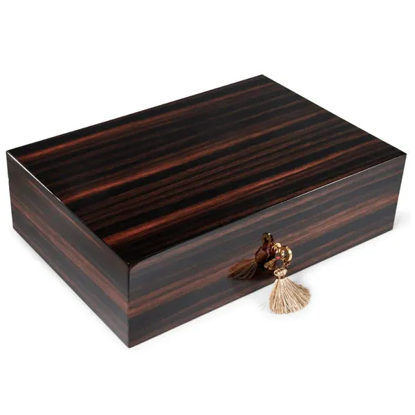 Elie Bleu Macassar Ebony Classic Humidor (110 Cigars)