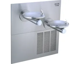 Elkay ERPBGRNM28K | In-wall Bi-Level SwirlFlo Drinking Fountain | Filterless, High-efficiency chiller, Stainless Steel