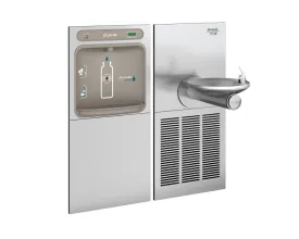 Elkay LZWS-SFGRN8K | In-wall Bottle Filling Station | Filtered, High-efficiency chiller, SwirlFlo fountain (Comes with Mounting Frame)