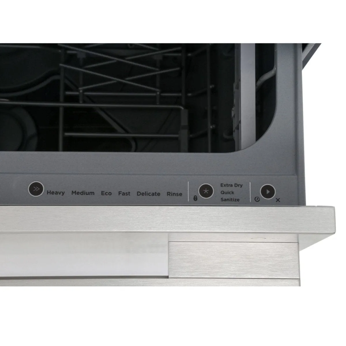 Fisher & Paykel DD60SDFHTX9 6 Plate Fully Integrated Dishwasher Dish Drawer Stainless Steel Control Panel with Fixed Door