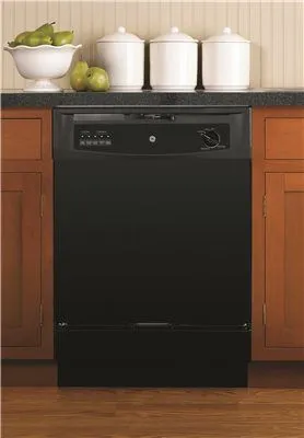 Ge Built-In 24-Inch Dishwasher With Touchpad Controls' Black' 5 Cycles / 3 Options