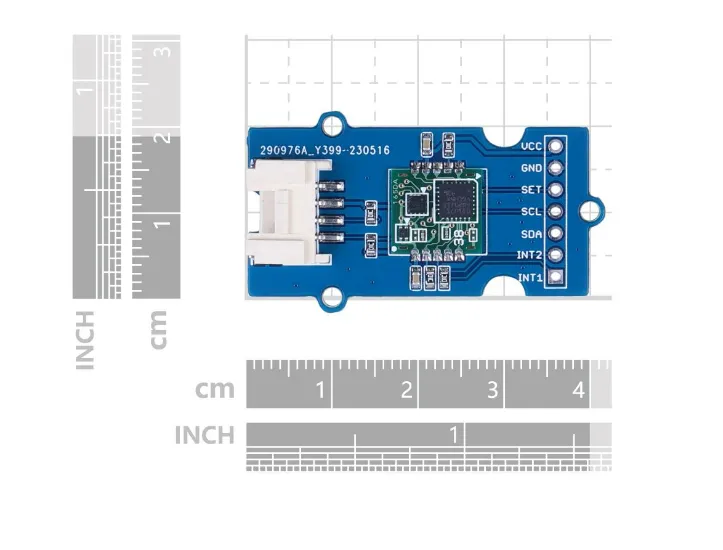 Grove - D7S Vibration Sensor - real-time earthquake detect, I2C, Low Power Consumption