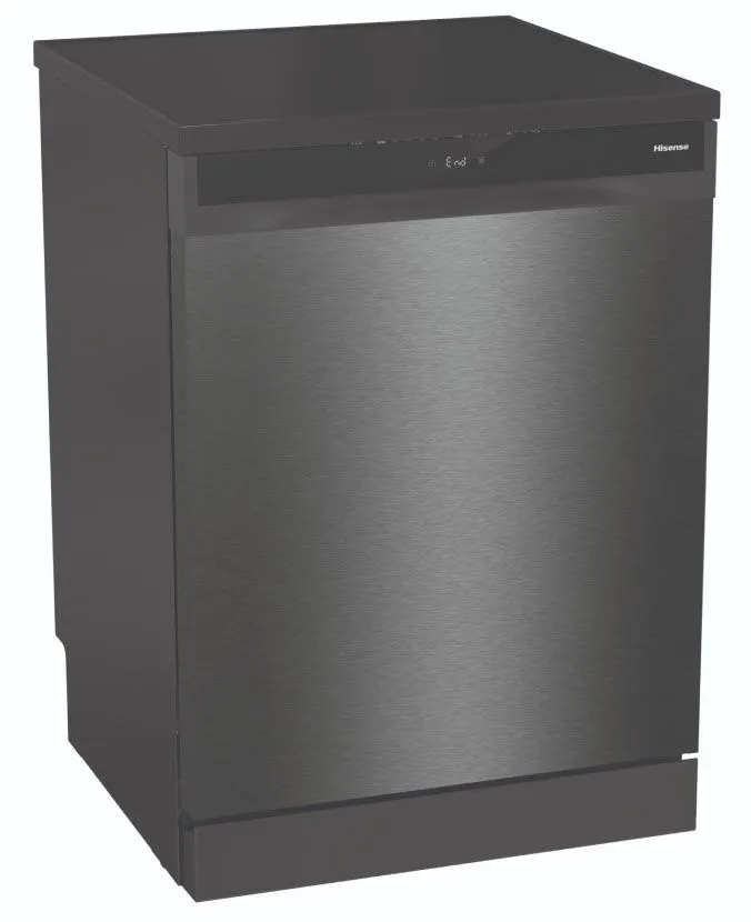 HiSense 60cm Dishwasher Black Steel HSGA16FB