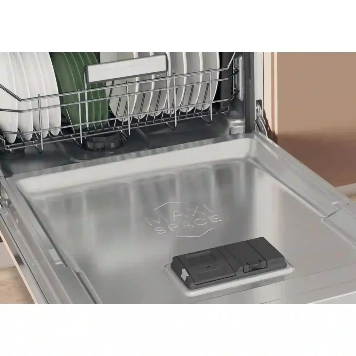 Hotpoint H7IHP42LUK Fully Integrated Standard Dishwasher - Stainless Steel Control Panel - Black