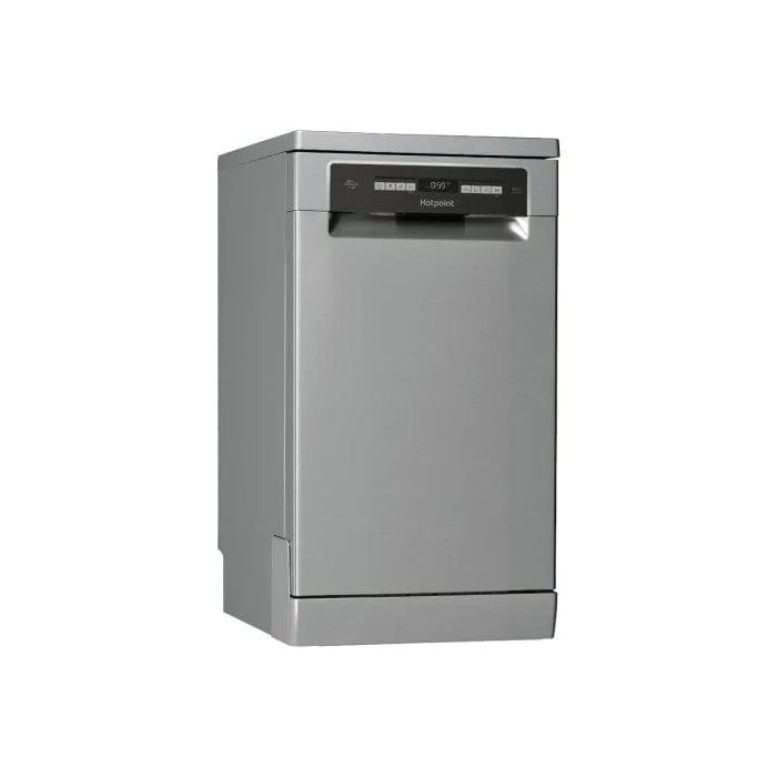 HOTPOINT HSFO3T223WX 10 Place Slimline Freestanding Dishwasher - Stainless Steel