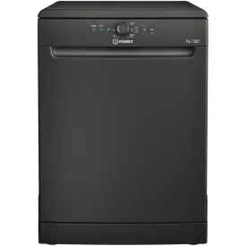 Indesit D2FHK26BUK 14 Place Settings Freestanding Dishwasher - Black