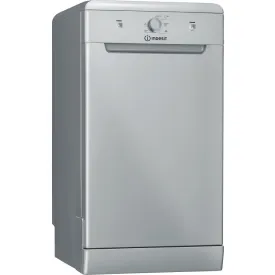 Indesit DF9E1B10SUK 45cm 9 Place Settings Freestanding Slimline Dishwasher - Silver