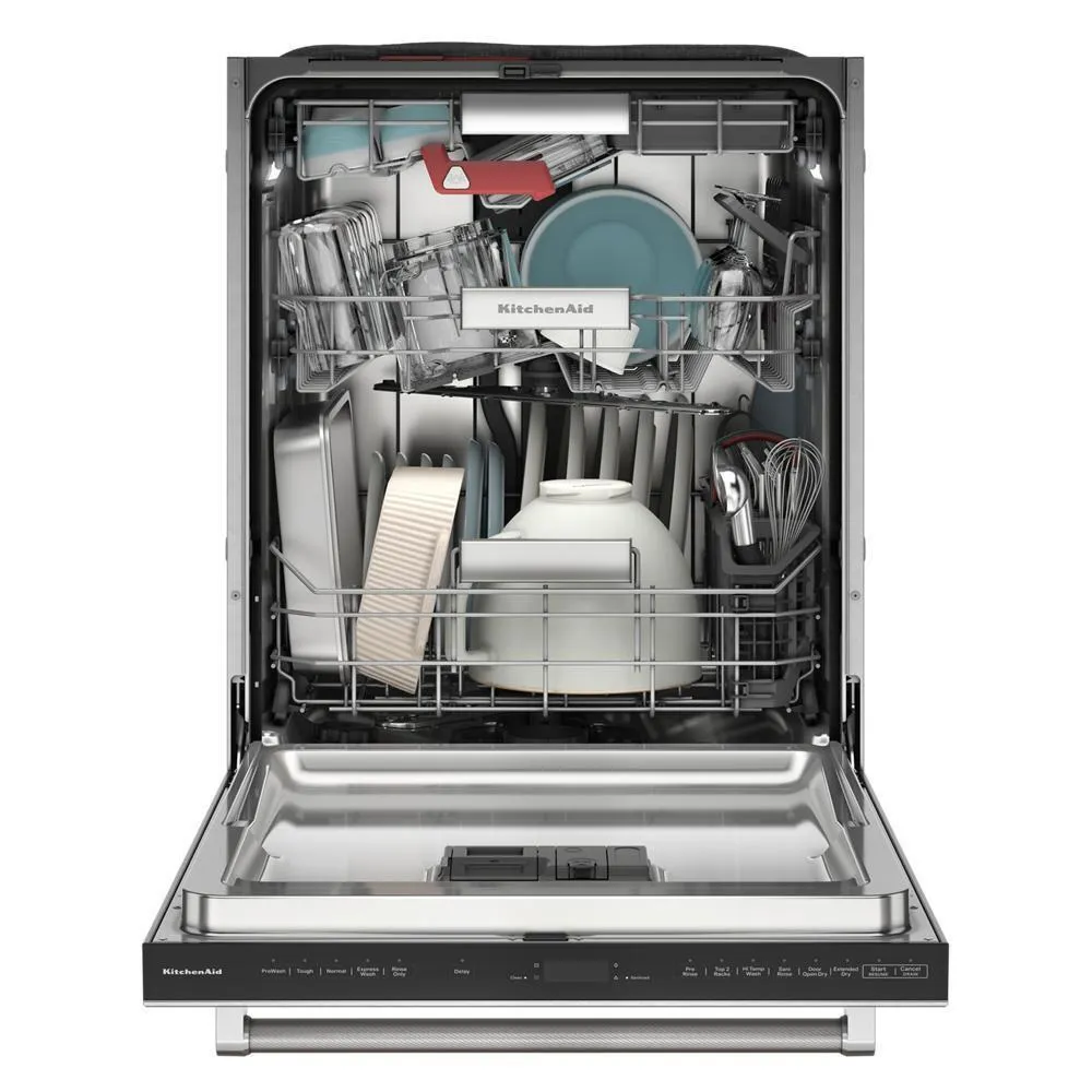 Kitchenaid KDTF924PPS 39 dBA PrintShield™ Finish Flush-to-Cabinet Dishwasher with FreeFlex™ Fit Third Level Rack