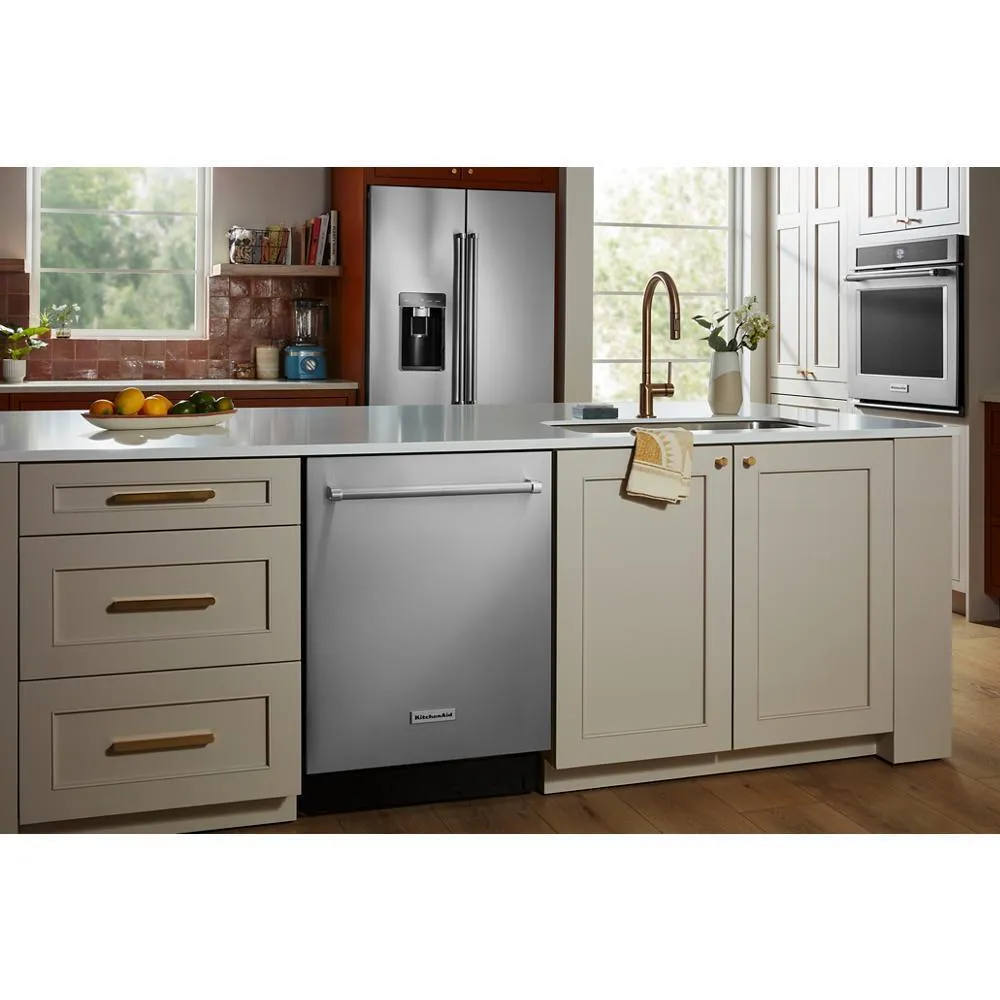 Kitchenaid KDTF924PPS 39 dBA PrintShield™ Finish Flush-to-Cabinet Dishwasher with FreeFlex™ Fit Third Level Rack