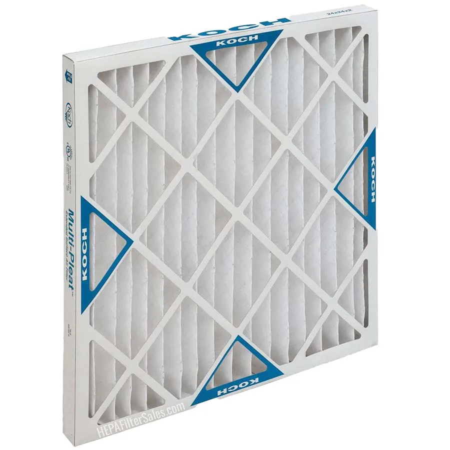 Koch Air Filter 20 x 20 x 2 MERV 8 Pleated Air Filter - 12 Pack