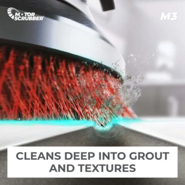 M3 MotorScrubber Cordless Powerful, Lightweight Floor Scrubber