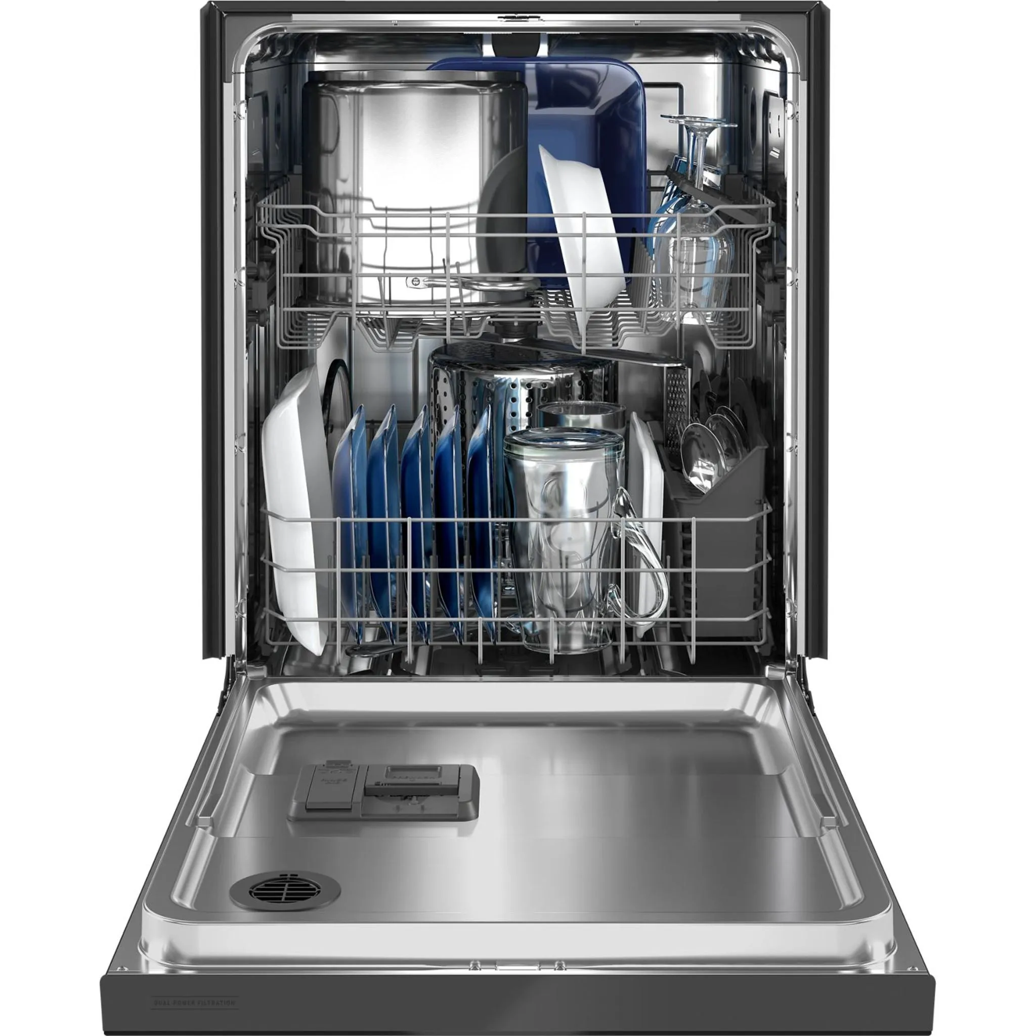 Maytag Stainless steel tub dishwasher with Dual Power Filtration (MDB4949SKB)