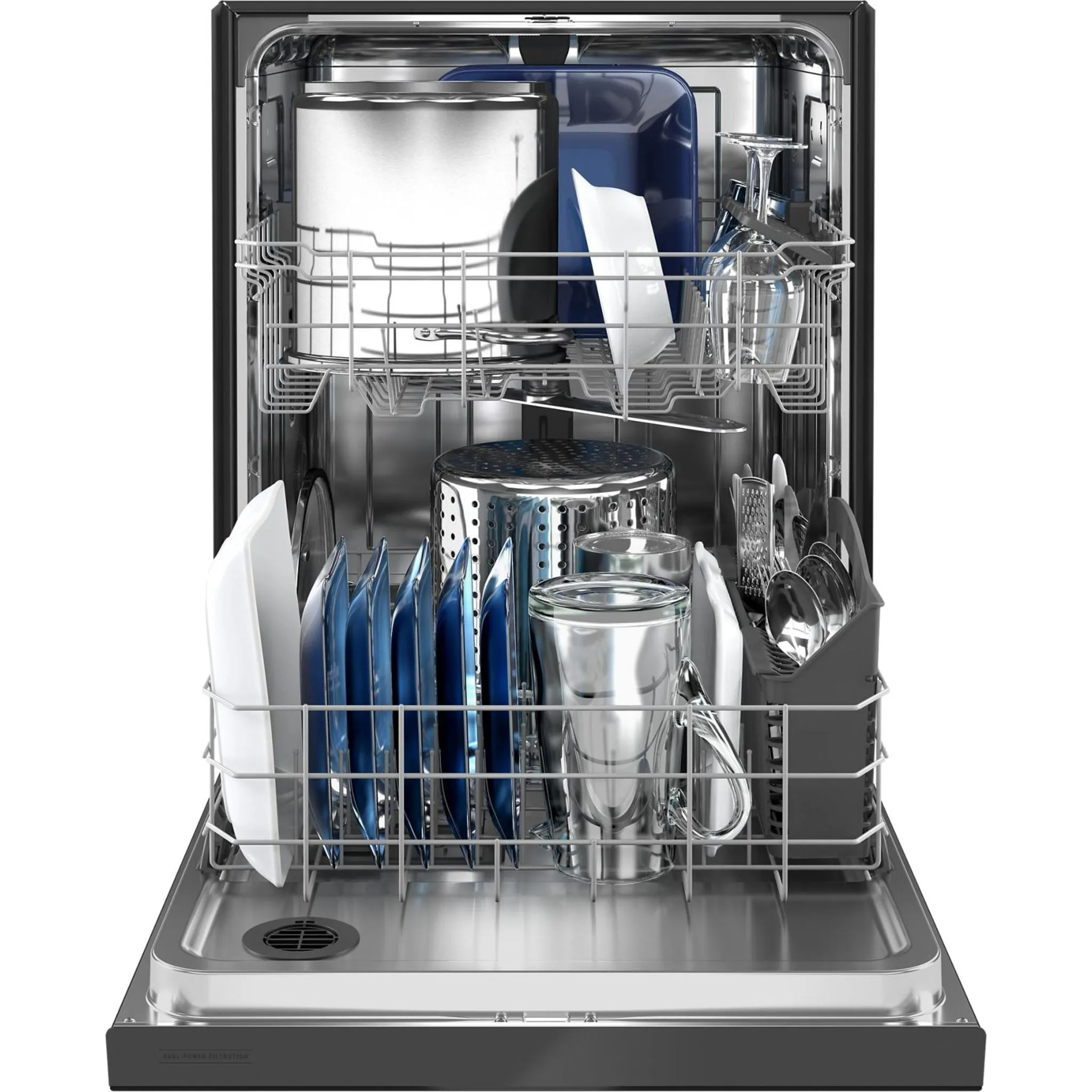 Maytag Stainless steel tub dishwasher with Dual Power Filtration (MDB4949SKB)