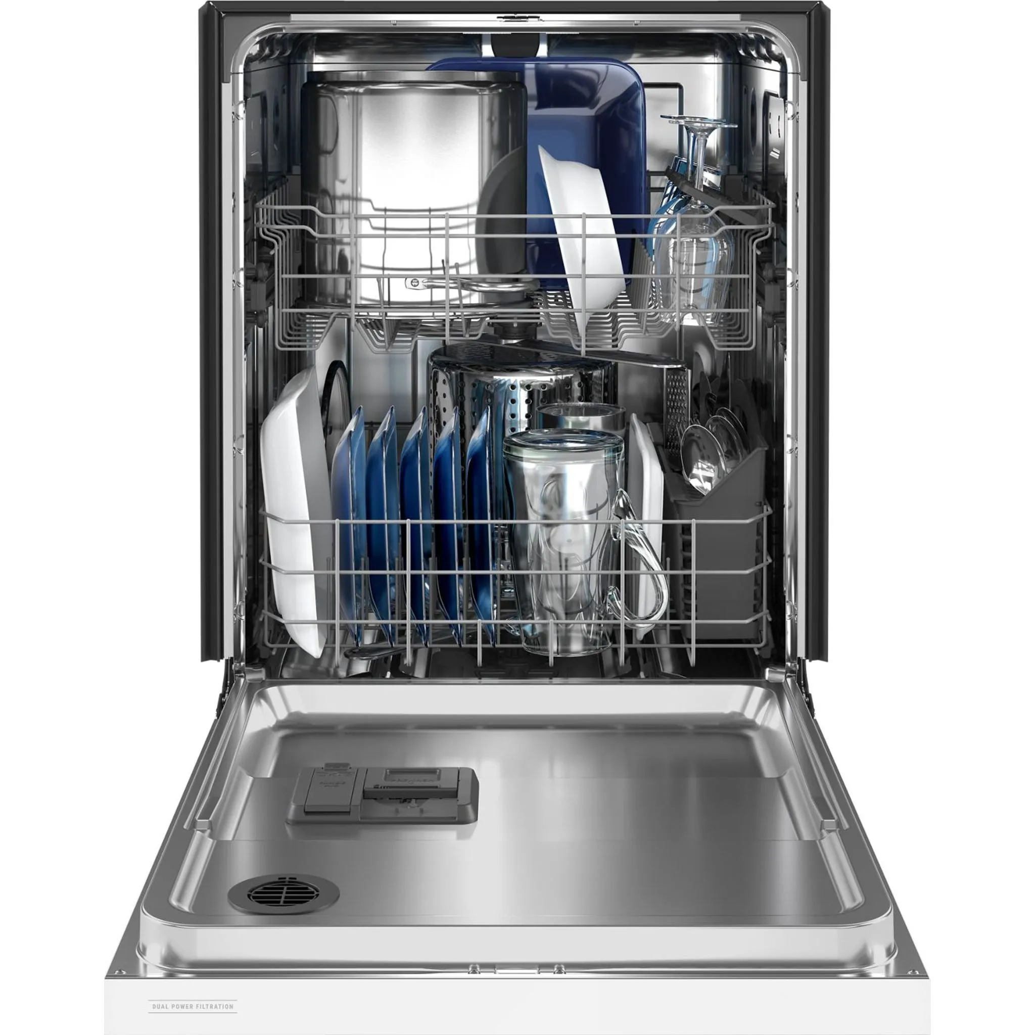 Maytag Stainless steel tub dishwasher with Dual Power Filtration (MDB4949SKW)