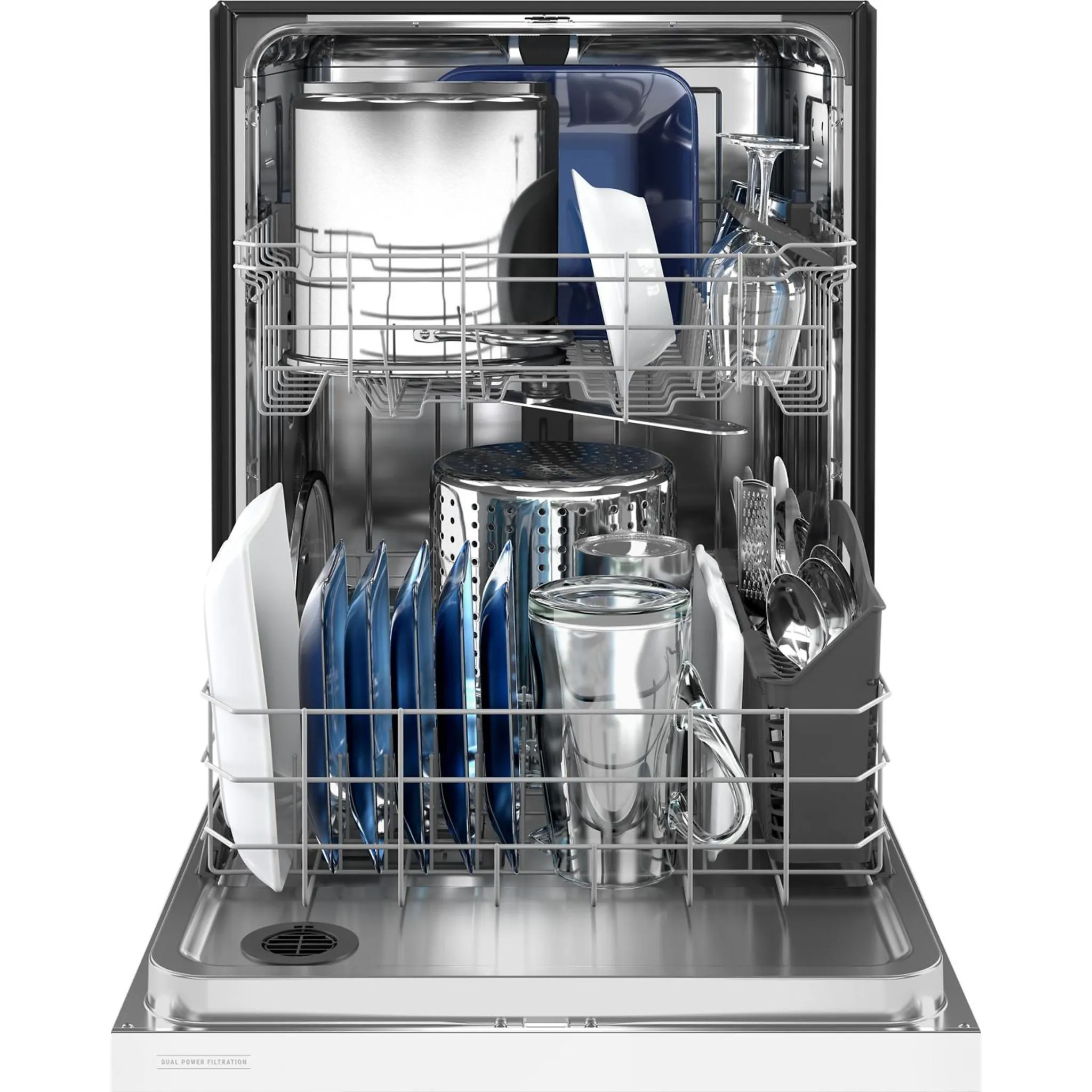 Maytag Stainless steel tub dishwasher with Dual Power Filtration (MDB4949SKW)