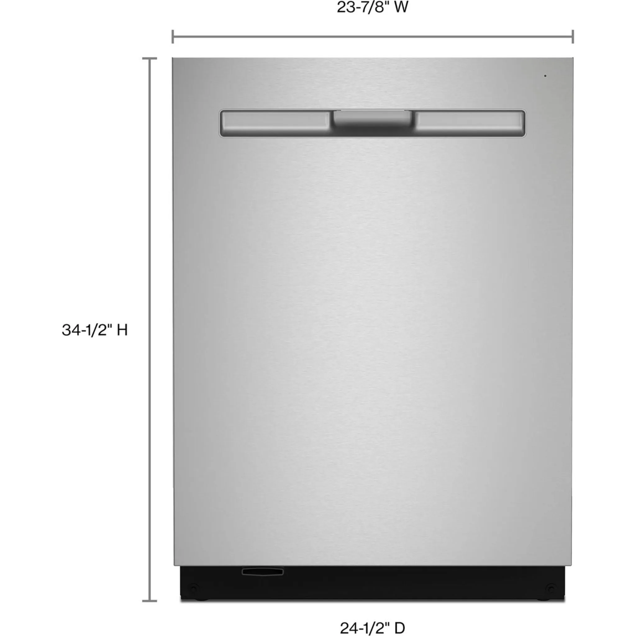 Maytag Top control dishwasher with Third Level Rack and Dual Power Filtration (MDB9959SKZ)