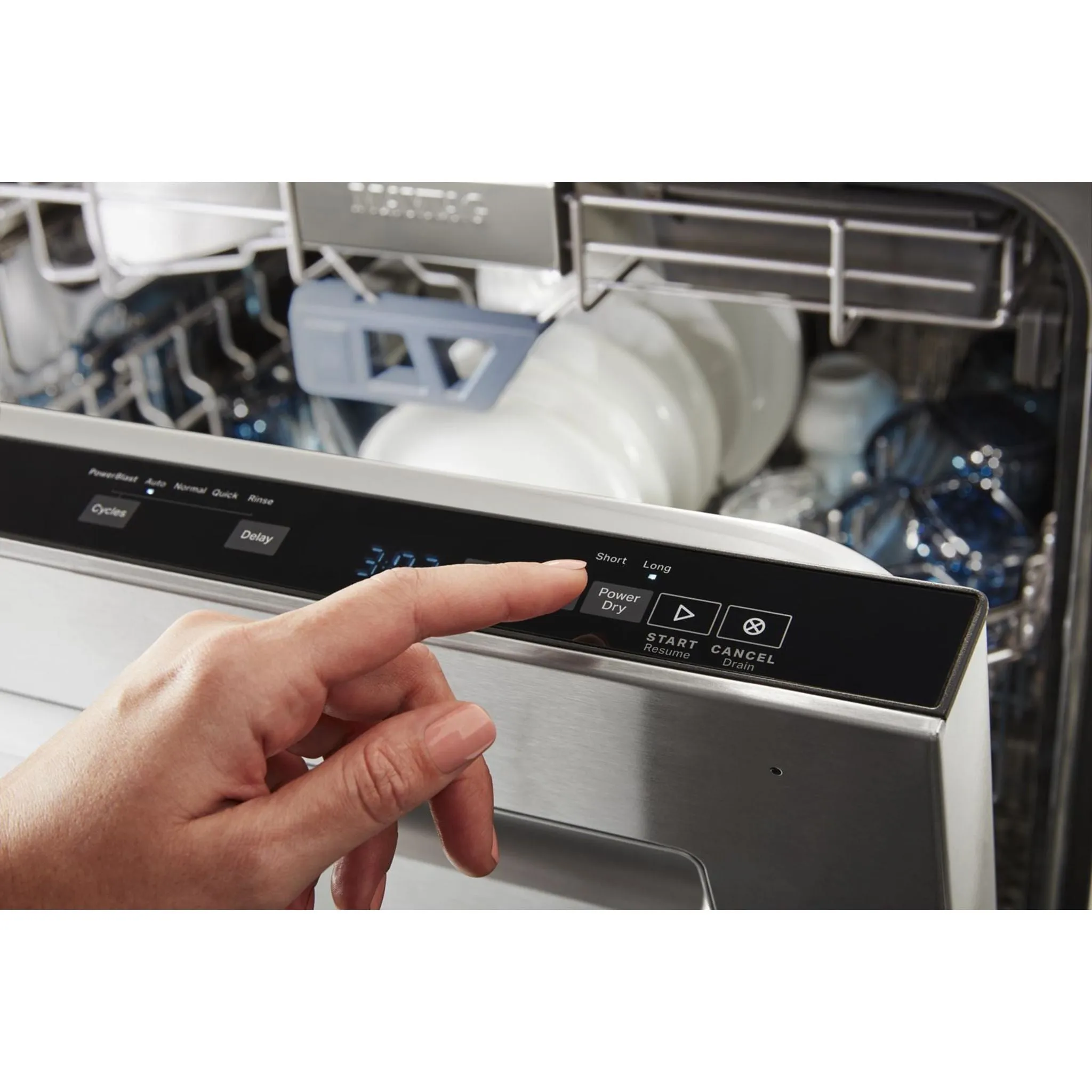 Maytag Top control dishwasher with Third Level Rack and Dual Power Filtration (MDB9959SKZ)