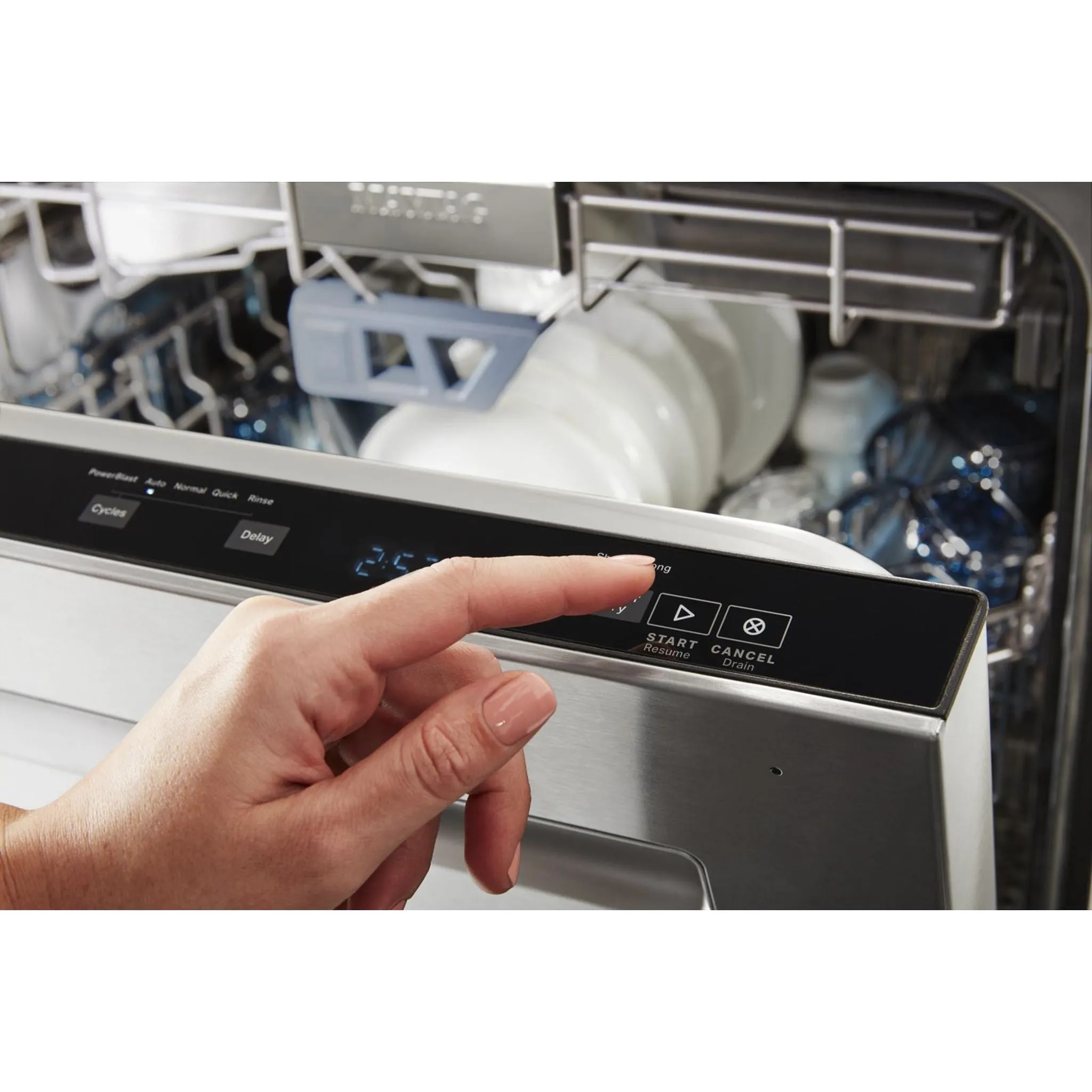 Maytag Top control dishwasher with Third Level Rack and Dual Power Filtration (MDB9959SKZ)