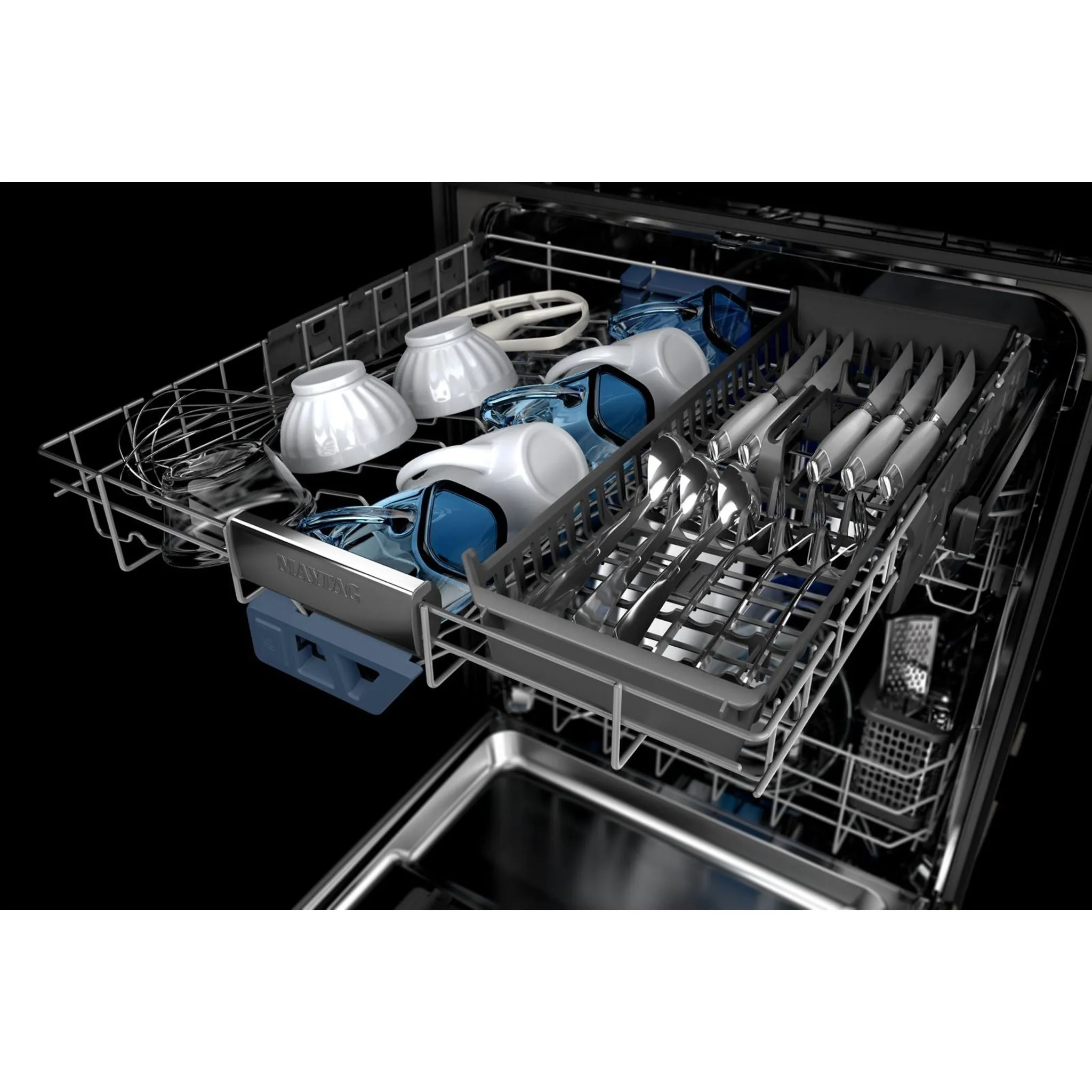 Maytag Top control dishwasher with Third Level Rack and Dual Power Filtration (MDB9959SKZ)